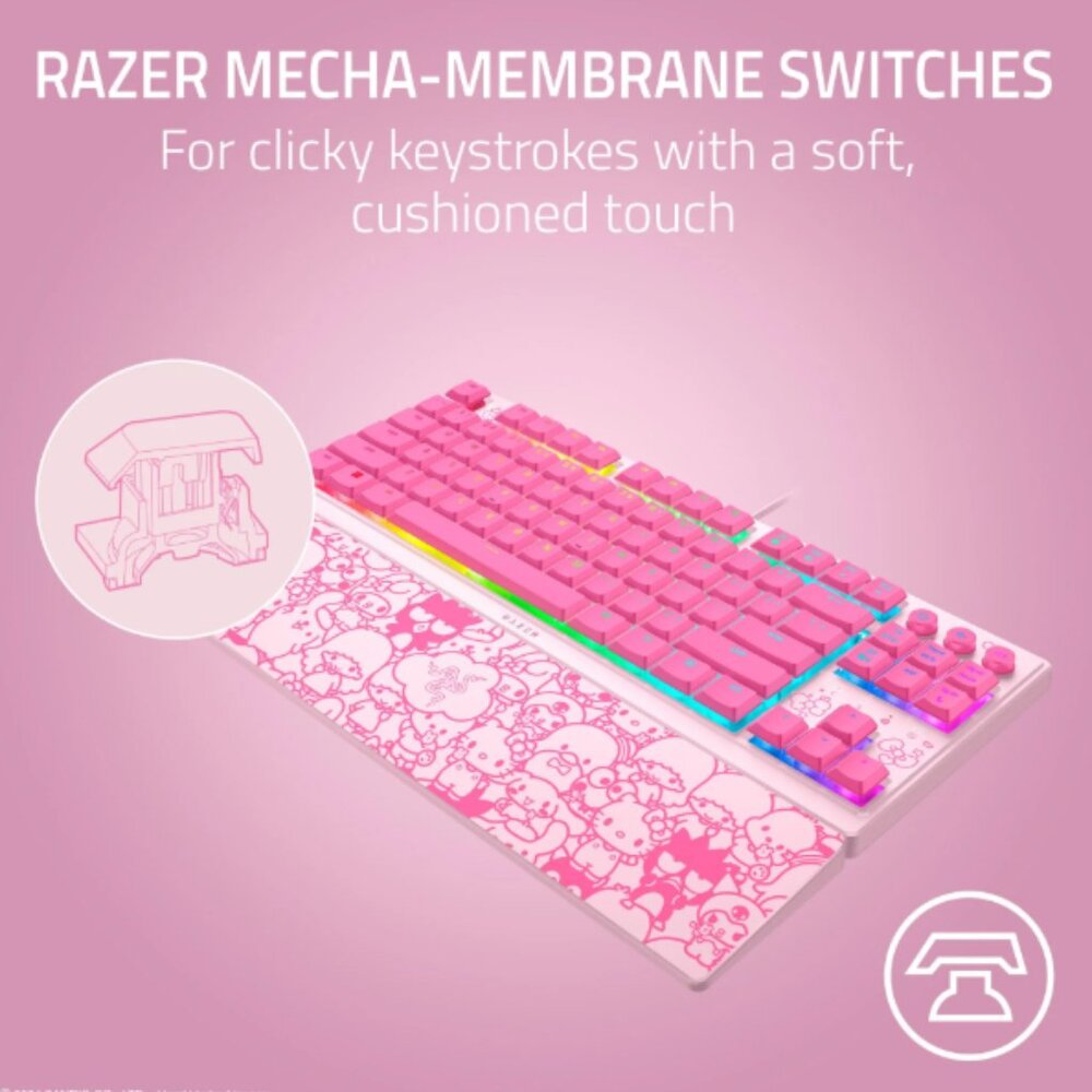 Razer Ornata V3 Tenkeyless | Hello Kitty | BRAND NEW, NEVER OPENED - Picture 7 of 9